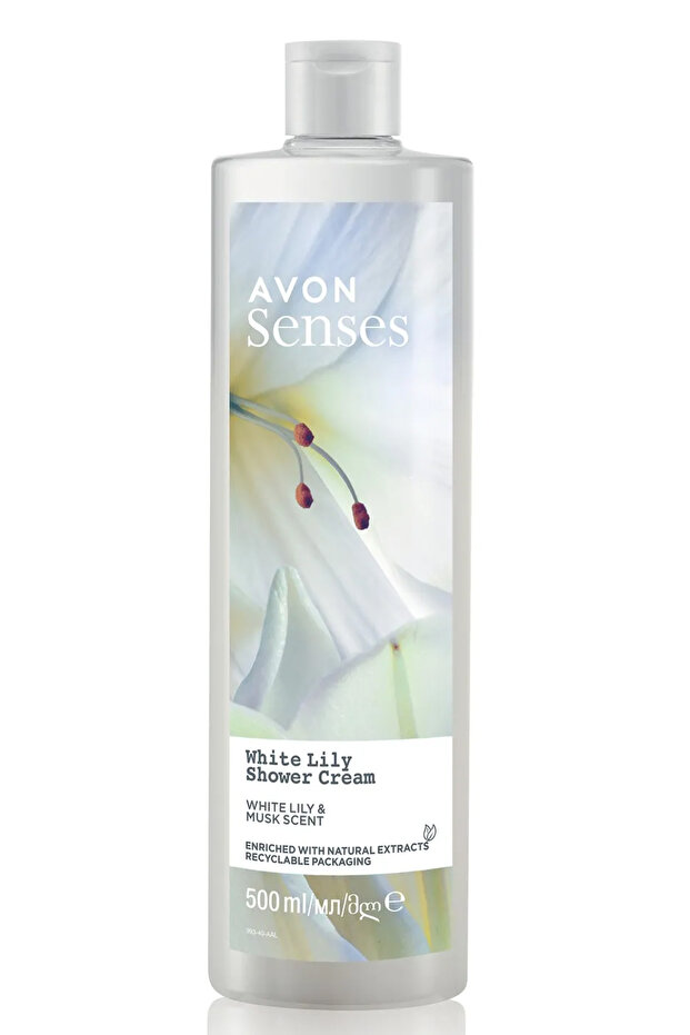 Senses White Lily White Lily Scented Shower Gel 500 ml