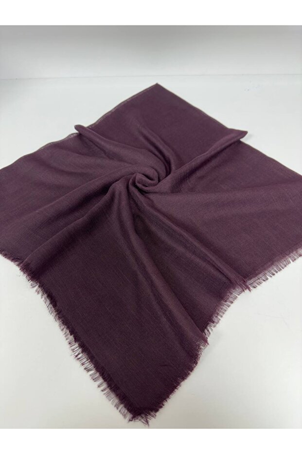 Plain Flame Scarf - Claret Red