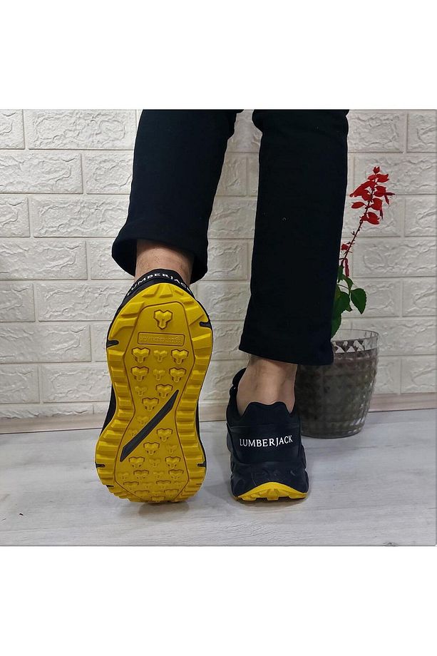 Joraı Haki-Sarı-Siyah Waterproof Outdor Erkek Ayakkabı - 6