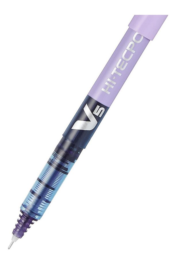 PİLOT V5 Hİ-TECPOİNT 0.5 MM SIVI MÜREKKEPLİ ROLLERBALL KALEM – 6 RENK SET - 5