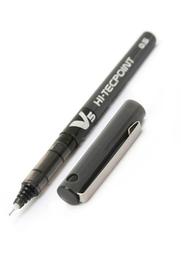 PİLOT V5 Hİ-TECPOİNT 0.5 MM SIVI MÜREKKEPLİ ROLLERBALL KALEM – 6 RENK SET - 3
