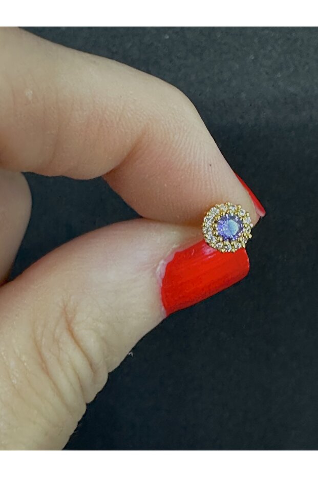 Çelik Mortaşlı Kıkırdak Helix Tragus Piercing(1ADET) - 3