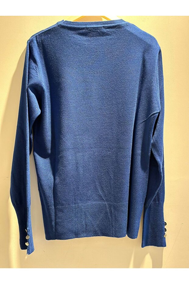 Sıfır Yaka Triko Bluz - 2