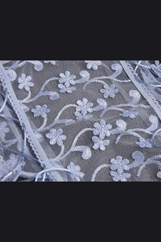 Çapraz Desen Transparan Body - 2