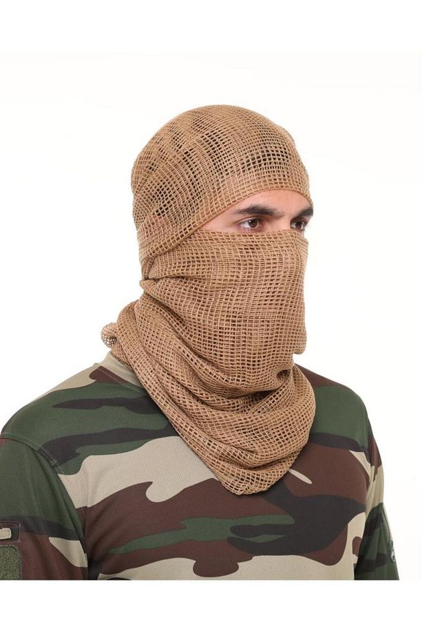 Kamuflaj Kare Fileli Askeri Şal, Fileli Puşi, Gizlenme Ağı Tactical File Puşi - Poşi - 2