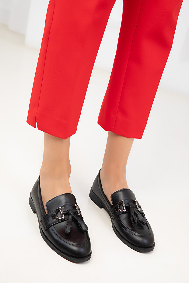 Black Women's Casual Shoes 18560