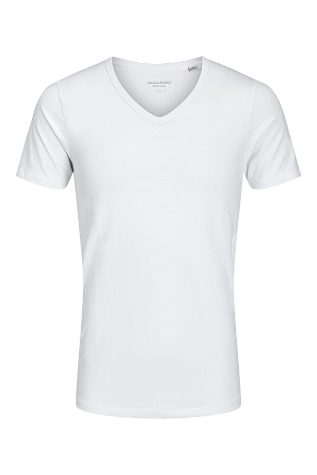 T-Shirt Basic V yaka - 2