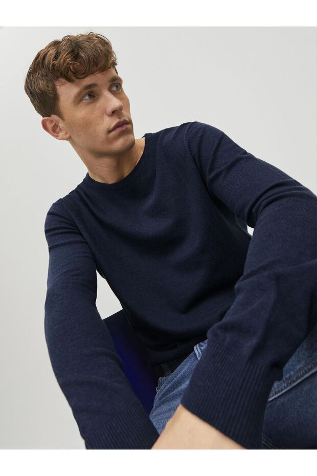 Strickpullover Einfarbig Strickpullover - 7