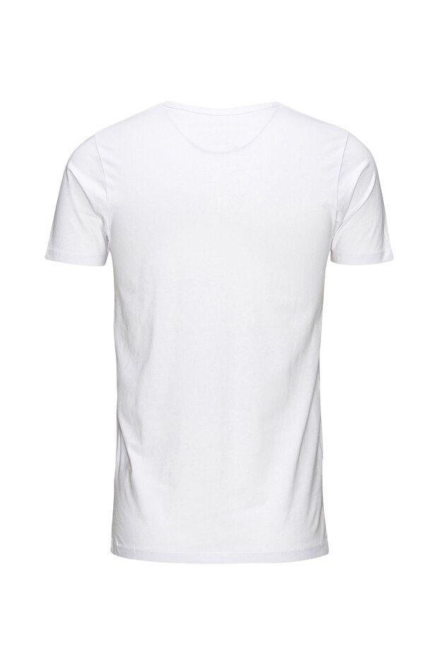 T-Shirt Basic V yaka - 3