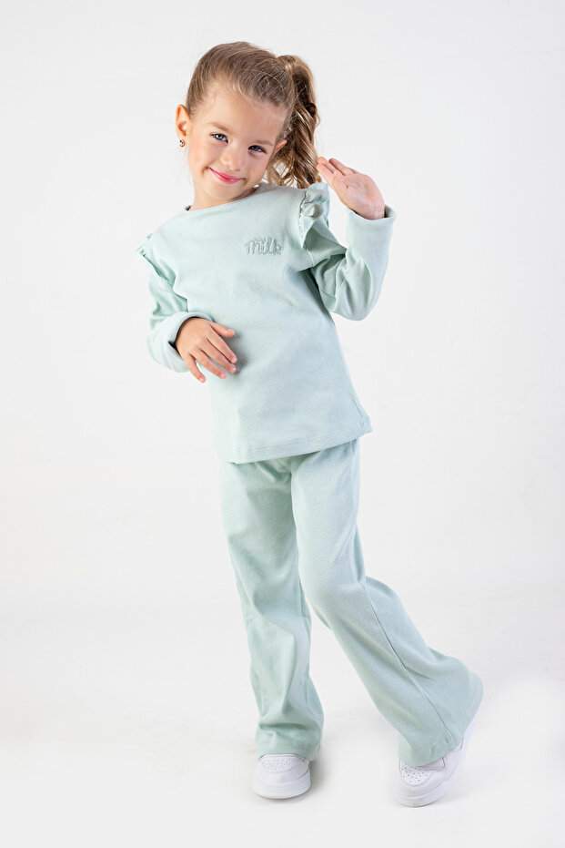 Girl's Flared Basic Suit