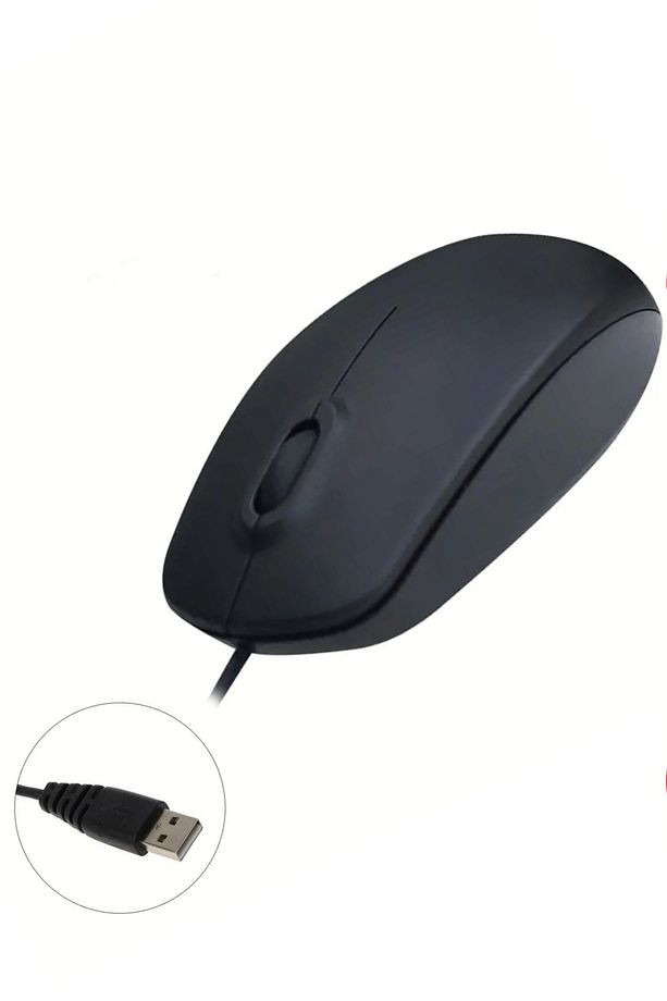 Pembe Mouse Pad +Kablolu Mouse Bilgisayar Faresi Notebook PC Windows XP 7 10 11 Mac Uyumlu Mause - 3