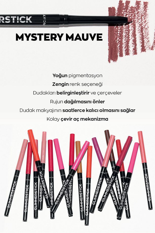 Glimmerstick Dudak Kalemi Mystery Mauve - 2