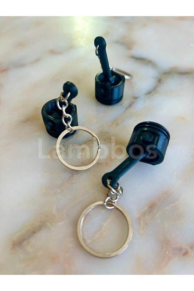 مكبس سلسلة المفاتيح السوداء 1 قطعة - 2