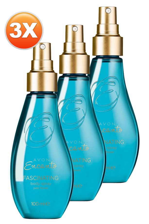 Encanto Fascinating Vücut Spreyi 100 ml Üçlü Set - 2