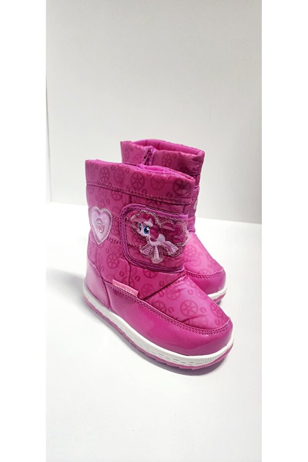 Poly Figürlü Kışlık Çocuk Kar Botu - 1