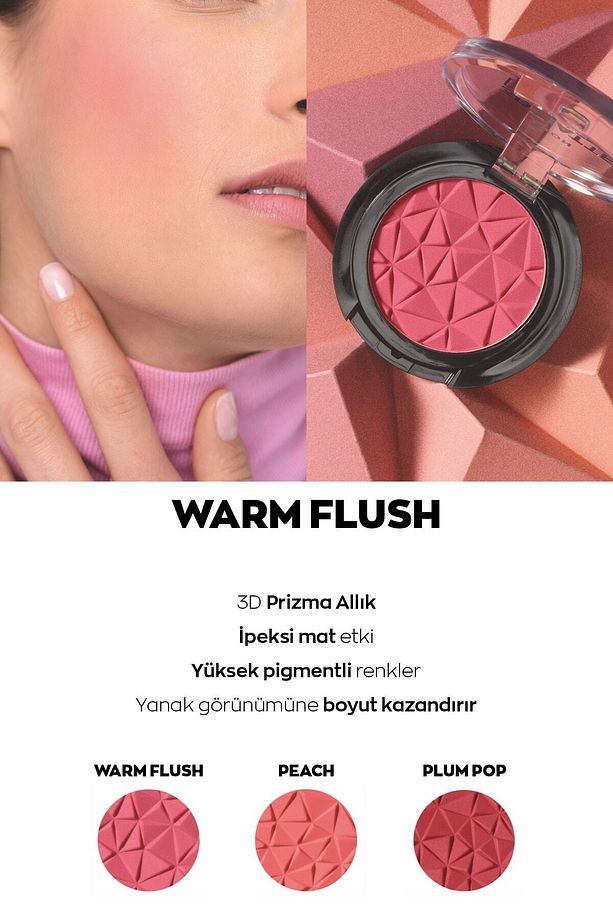 3d Matte Blush Mat Allık Warm Flush - 2