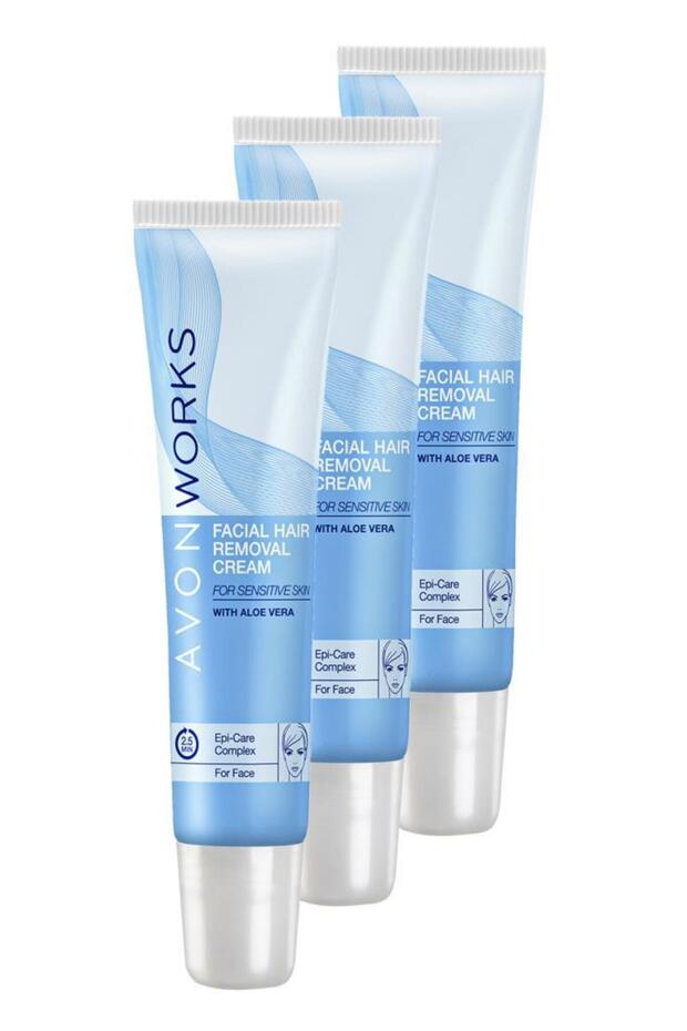 Works Yüz İçin Tüy Dökücü Krem 15 Ml. Üçlü Set - 1