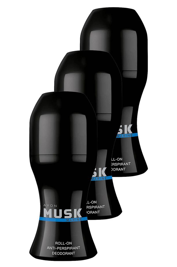 Musk Marine Erkek Rollon 50 Ml. Üçlü Set - 1