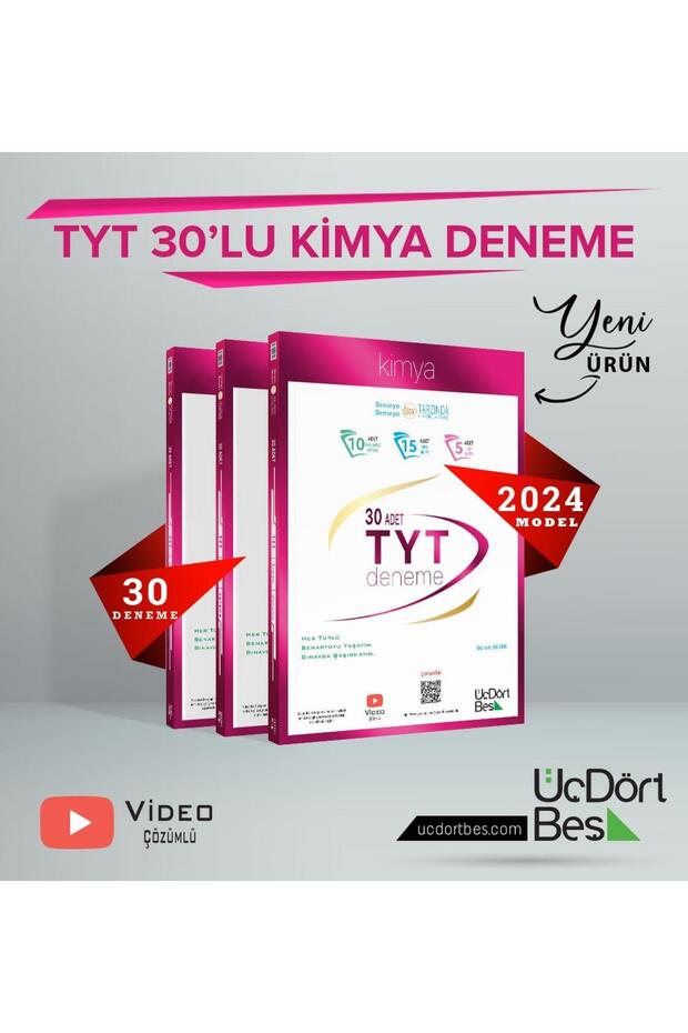345-2024 Model 30'lu TYT Kimya Denemesi - 3