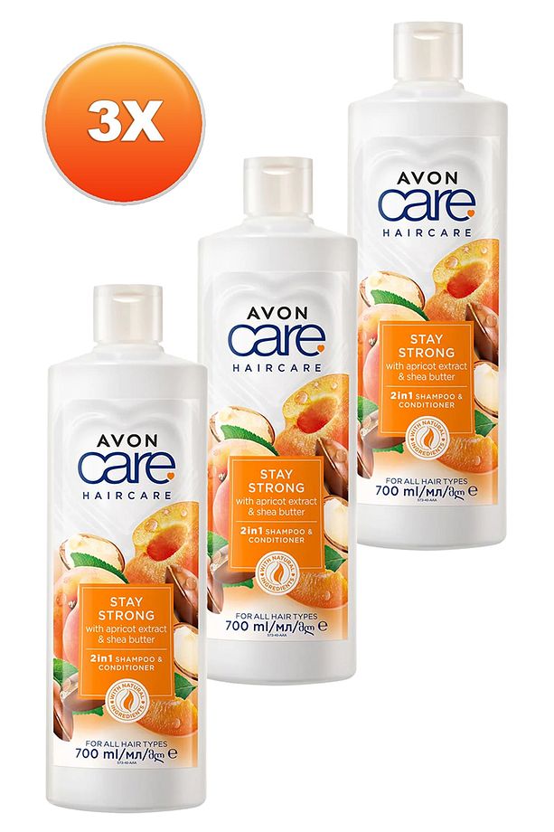 Care Kayısı Ve Shea Özü Şampuan Ve Saç Kremi 700 Ml. Üçlü Set - 2