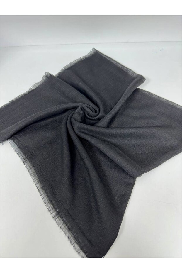 Eșarfă simplă - neagră - 1
