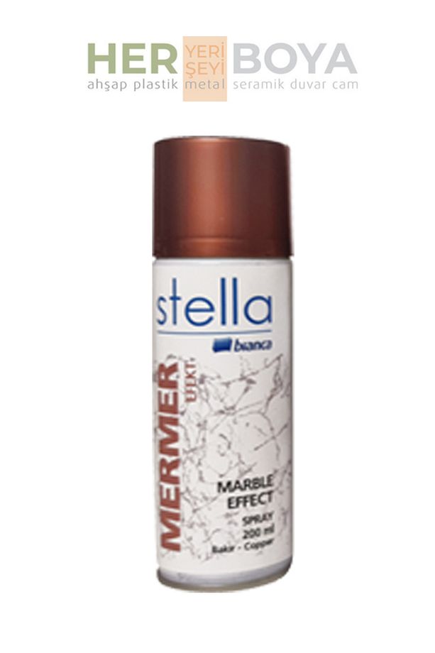 Stella Mermer Efect Sprey Boya Bakır 200ml - 1