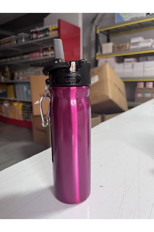 Çelik Suluk Ve Matara 500 ml Pipetli Ipsiz - 4