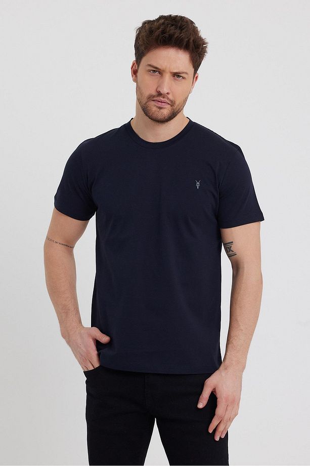 Erkek Bisiklet Yaka Basic 5-li Tshirt - 5