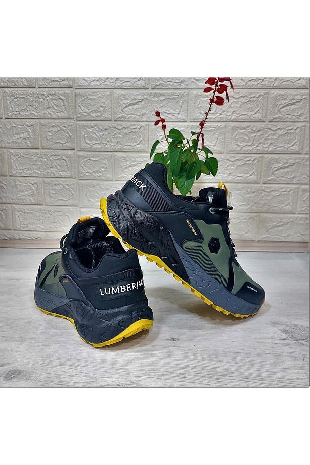 Joraı Haki-Sarı-Siyah Waterproof Outdor Erkek Ayakkabı - 7