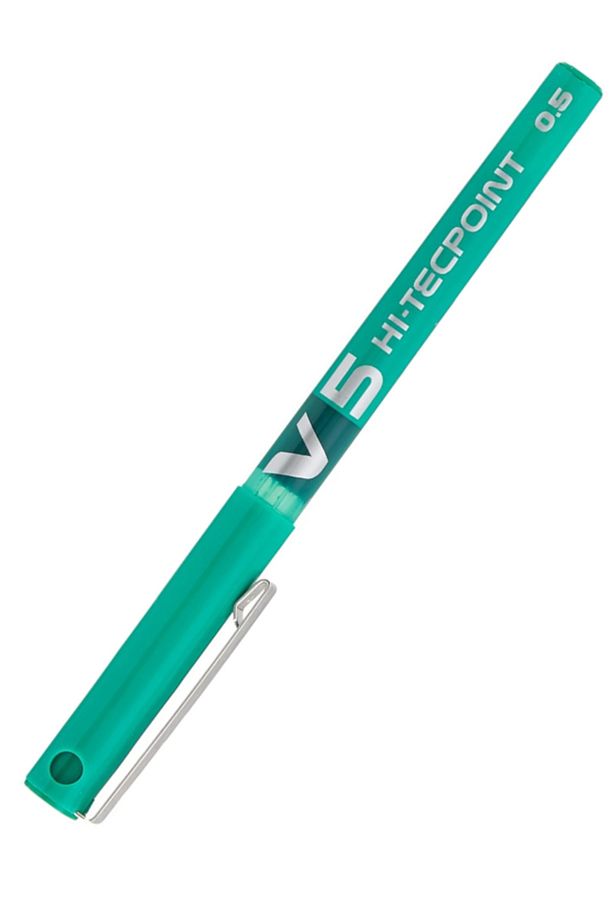 PİLOT V5 Hİ-TECPOİNT 0.5 MM SIVI MÜREKKEPLİ ROLLERBALL KALEM – 6 RENK SET - 6