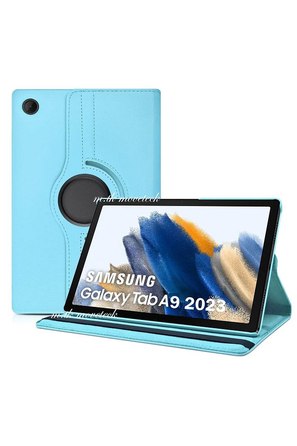 Samsung Galaxy Tab A9 8.7 Inç Tablet Uyumlu Kapaklı Kılıf 360 Derece Koruyucu Zırh Kapak Sm-x110 - 1