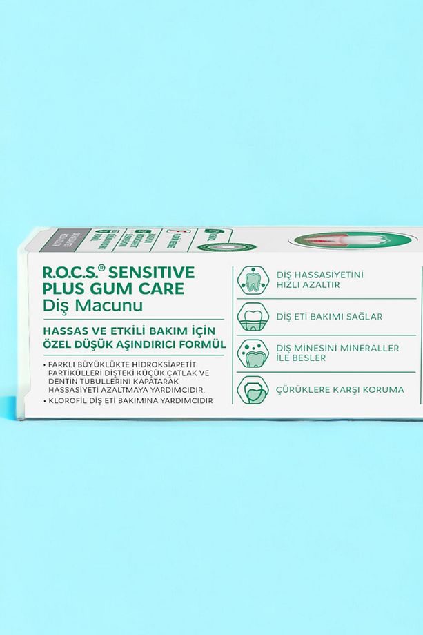 R.O.C.S. Sensitive Artı Diş Eti Bakımı Klorofilli Diş Macunu – 94gr x 2 ADET - 5