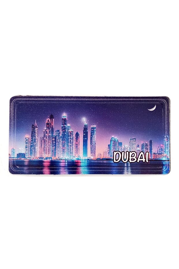 Dubai Temalı Plaka Magnet - 1
