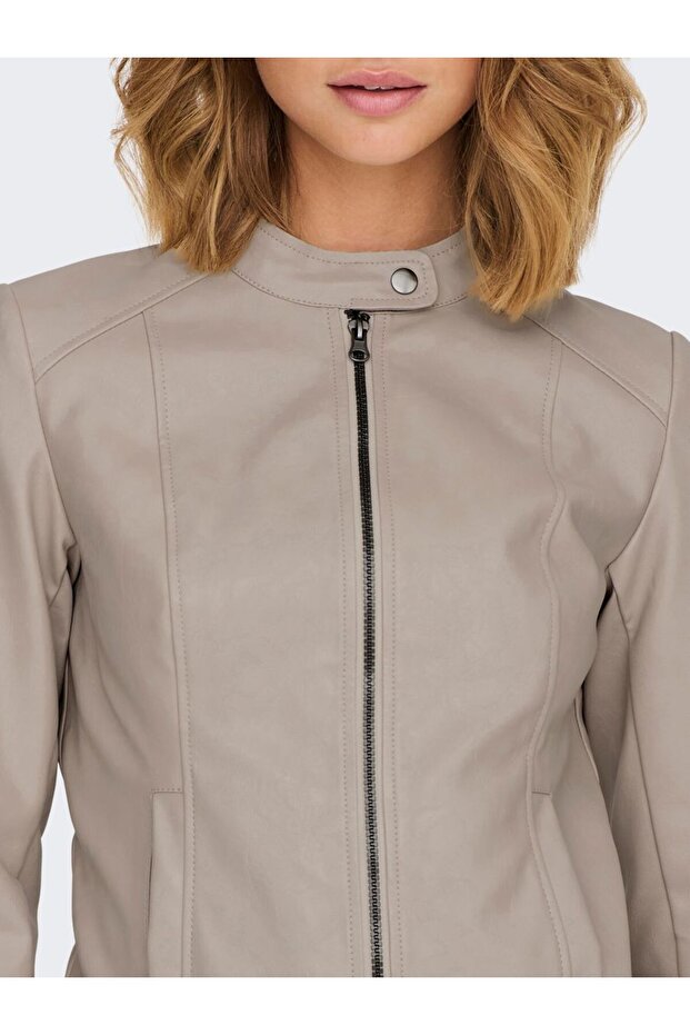 Kunstlederjacke JDYEMILY SUNİ DERİ CEKET OTW NOOS - 7