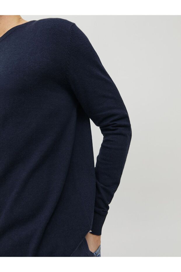 Strickpullover Einfarbig Strickpullover - 6