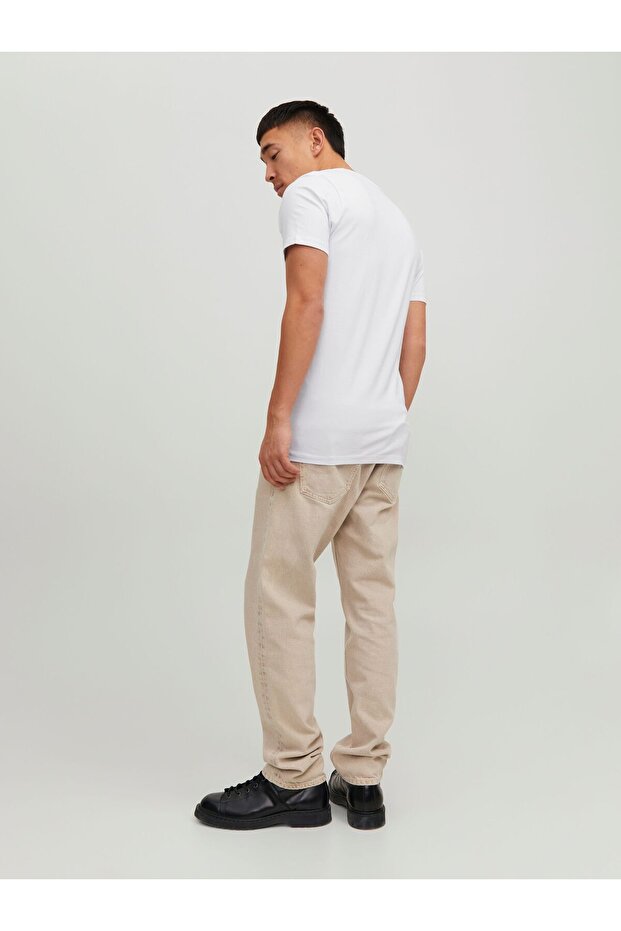 T-Shirt Basic V yaka - 4