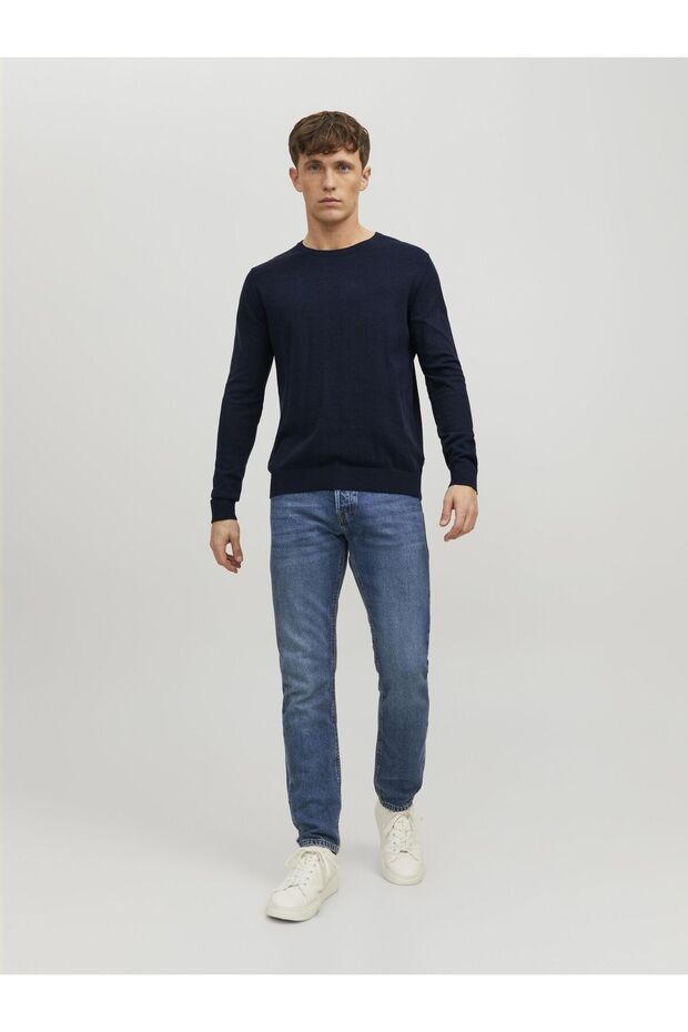 Strickpullover Einfarbig Strickpullover - 4