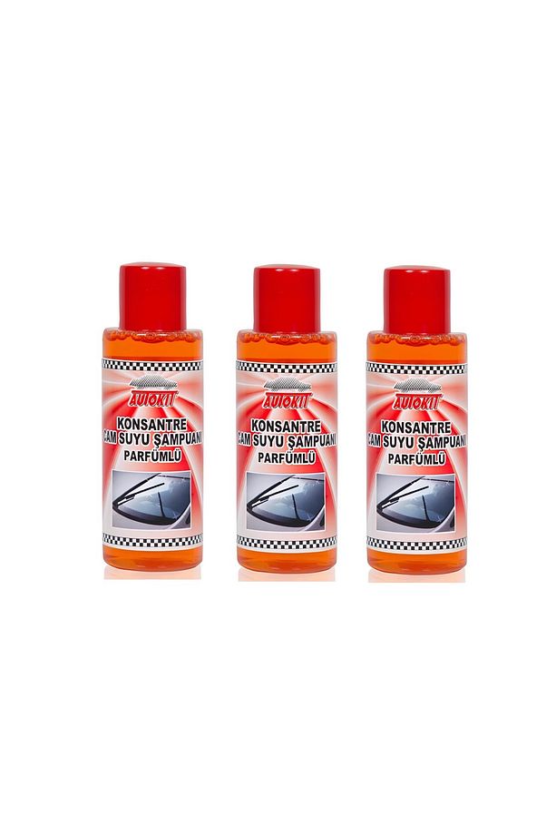 AUTOKİT KONSANTRE CAM SUYU ŞAMPUANI PARFÜMLÜ 50 ML. x 3 ADET - 1