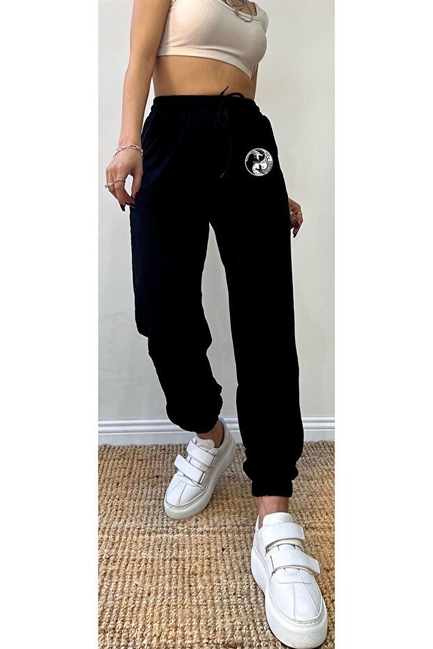 ying yang unisex Basic φούτερ - 4