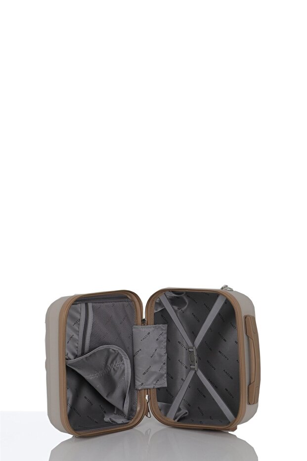 V376 BONE COLLECTİON POLİPROPİLEN (PP) KASA KEMİK - ŞAMPANYA 4'LÜ SET VALİZ - 7