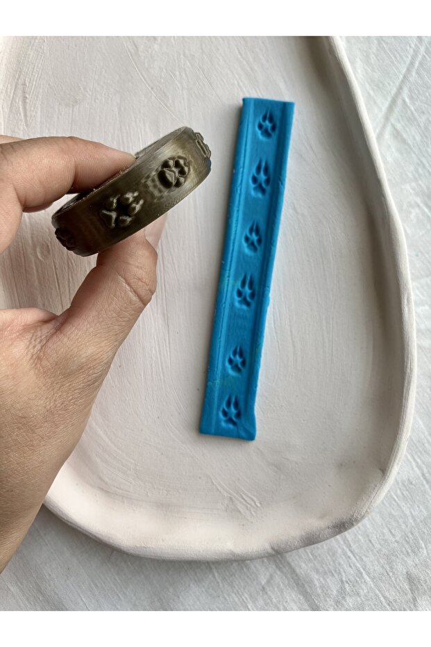 لفة من نسيج الطين البوليمر بنمط مخلب / لفة نمط الطين السيراميكي - 1