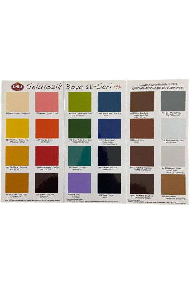 selülozik boya oksit sarı - 2