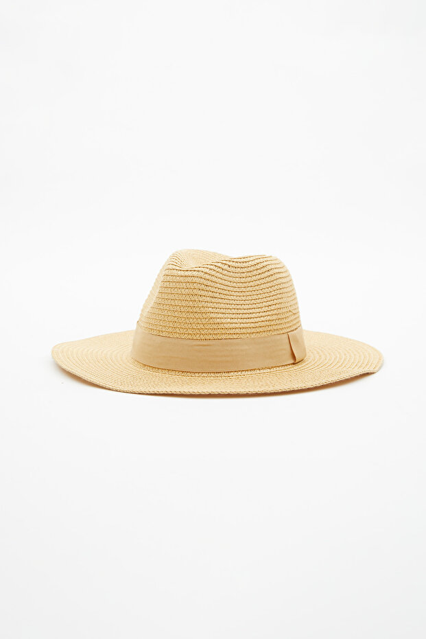 Geniş Hasır Şapka - 1