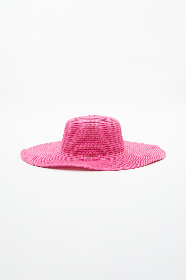 قبعة من القش واسعة - 1