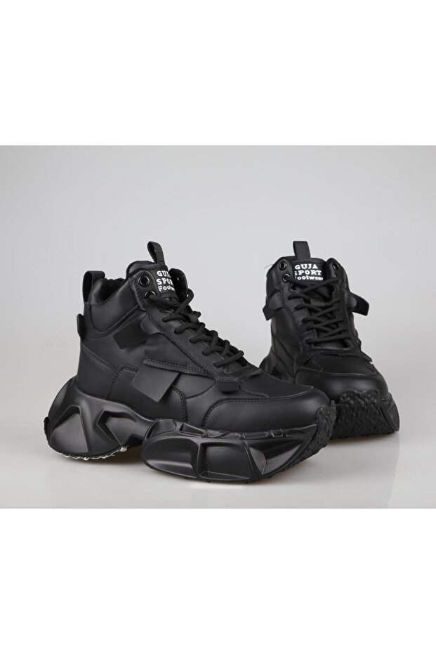 23k340-2 Siyah Kadın Bot - 4