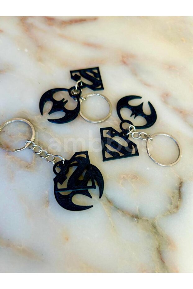 Superman Batman Keychain 1pc - 2