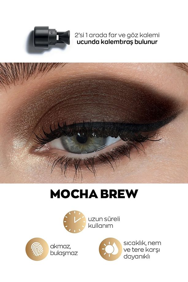 Power Stay Shadow Stick Kalem Far Mocha Brew - 2