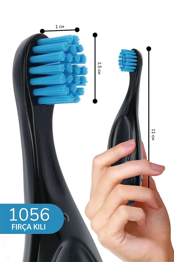 Baby Neon 0-3 Yaş Için Ekstra Yumuşak Diş Fırçası - 2'li Mavi Set - 3