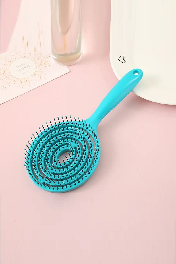 Lolipop Tarak 3 Boyutlu Saç Açma Tarama Fırçası Kuaför Tarak Fırça Saç Açma - 1