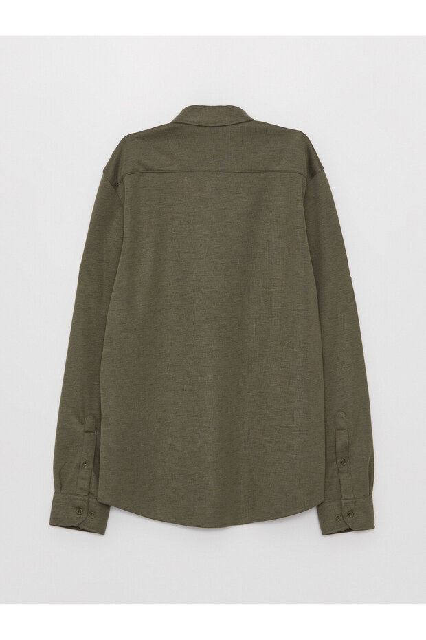 Férfi ing - Slim Fit, hosszú ujjú, Dobby - 7